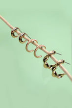 Load image into Gallery viewer, Trio Pearl Hoop Earring Set