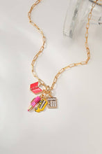 Load image into Gallery viewer, Back to School Charm Necklace
