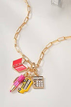 Load image into Gallery viewer, Back to School Charm Necklace
