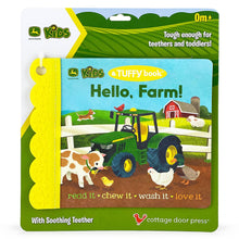 Load image into Gallery viewer, John Deere Kids Hello, Farm!  (Tuffy Teether Indestructible)
