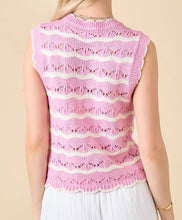 Load image into Gallery viewer, The Amelia Crochet Sweater Vest
