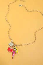 Load image into Gallery viewer, Back to School Charm Necklace
