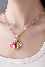 Load image into Gallery viewer, Back to School Charm Necklace
